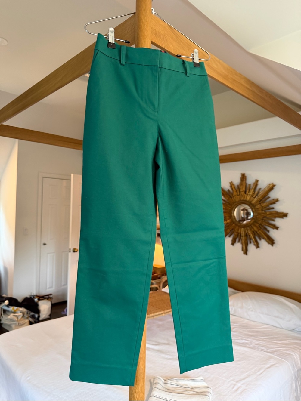 Boden Teal High-Rise Pants
